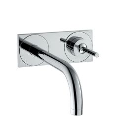 Hansgrohe AXOR UNO2 egykaros falba építhető mosdó csaptelep, dekorlappal, króm 38112000