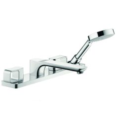 Hansgrohe AXOR URQUIOLA 4-lyukú peremre szerelhető kádtöltő csaptelep, króm 11443000