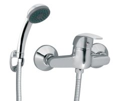 Ferro VASTO fali zuhany csaptelep, zuhanyszettel, króm BVA77