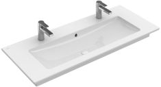 Villeroy & Boch VENTICELLO beépíthető, dupla mosdó 120x50, Alpin fehér 4104CK01