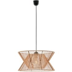 Viokef ARGELA függőlámpa, d45cm, E27, 1x60W, fekete/barna, 4203701