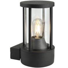 Viokef ASPEN kültéri fali lámpa, E27, 1x60W, sötétszürke/átlátszó, 4198400