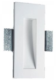 Viokef ASTER beépíthető lámpa, festhető kerámia, LED, 1x1W, fehér 4086600