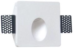 Viokef ASTER beépíthető lámpa, festhető kerámia, LED, 1x1W, fehér 4097200