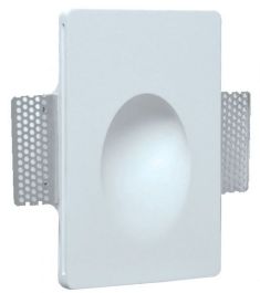 Viokef ASTER beépíthető lámpa, festhető kerámia, LED, 1x1W, fehér 4116500