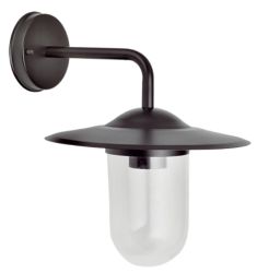 Viokef CAMPANA kültéri fali lámpa, E27, 1x60W, fekete 4137200