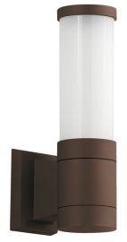 Viokef CAVO kültéri fali lámpa, E27, 1x30W, CFL,LED, barna/fehér 4036702