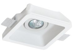 Viokef JACK beépíthető lámpa, festhető kerámia, GU10/G5.3, 1x50W, fehér 4081100