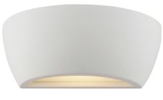 Viokef CERAMIC fali lámpa, festhető kerámia, E27, 1x70W, fehér 4004301