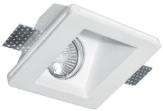 Viokef DALTON spot lámpa, festhető kerámia, GU10/G5.3, 1x35W, fehér 4116100