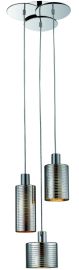 Viokef CHARLOTTE függőlámpa, d35cm, E27, 3x26W, króm, 4172900