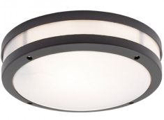 Viokef CHIOS kültéri mennyezeti lámpa, E27, 1x18W, CFL,LED, sötét szürke 4081701