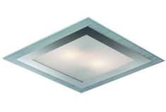 Viokef CHLOE mennyezeti lámpa, E27, 2x52W, ezüst 4132600