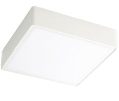 Viokef DONOUSA kültéri mennyezeti lámpa, szögletes, 30x6x30cm, LED, 20W, fehér, 4209301