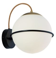 Viokef FERERO fali lámpa, E27, 1x12W, CFL/LED, arany/fekete/fehér 3094000