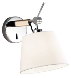 Viokef FILIPA fali lámpa, E27, 1x60W, fehér/króm 4146201