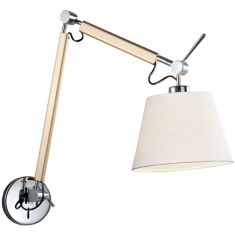 Viokef FILIPA fali lámpa, E27, 1x60W, matt nikkel/arany/fehér, 4172601