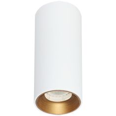 Viokef FLAME kerámia mennyezeti spot lámpa, d7.5cm, GU10, CFL/LED, 1x13W, fehér/vörösréz, 4209600