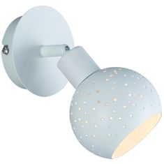 Viokef GALAXY fali spot lámpa, E14, 1x42W, fehér/ezüst, 4168001