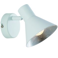 Viokef HARVEY fali spot lámpa, E14, 1x42W, fehér/ezüst, 4167001