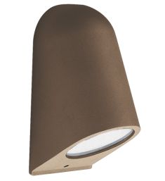 Viokef HYDRA kültéri fali lámpa, GU10, 1x35W, barna 4136202