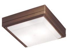 Viokef LEROS mennyezeti lámpa, E27, 1x18W, CFL,LED, barna 4049303