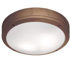 Viokef LEROS mennyezeti lámpa, E27, 1x18W, CFL,LED, barna 4049203