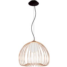 Viokef LEVIK függőlámpa, d38cm, G9, 1x40W, fekete/arany, 4195400