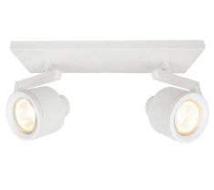 Viokef MAGMA spot lámpa, GU10, 2x42W, fehér 4094900