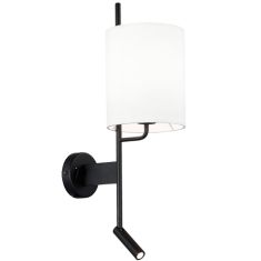 Viokef MARA fali lámpa, olvasólámpával, E27/LED, 1x20/3W, fekete/fehér, 4213301