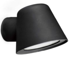 Viokef MARC kültéri fali lámpa, GU10, 1x35W, fekete, 4176400