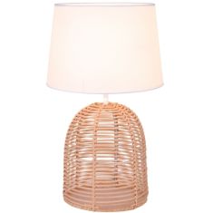 Viokef MARION asztali lámpa, E14, 1x40W, barna/fehér, 4211600