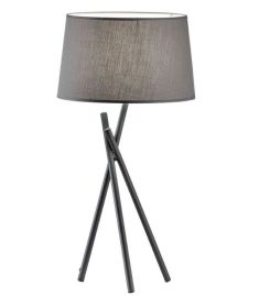 Viokef MARTHA asztali lámpa, E27, 1x42W, szürke 4127500