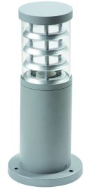 Viokef NAXOS kültéri állólámpa, 35 cm, E27, 1x30W, CFL,LED, szürke 4053500