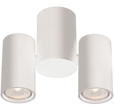 Viokef NOBBY mennyezeti spot lámpa, GU10, 2x50W, fehér, 4207900