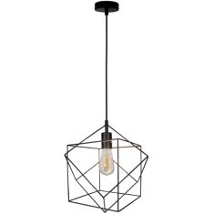 Viokef QUADRO függőlámpa, d33cm, E27, 1x60W, fekete, 4193400