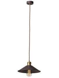 Viokef RUSTIC függőlámpa, E27, 1x60W, barna 3083500