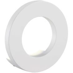 Viokef SANTORINI kültéri fali lámpa, kerek, d16.6cm, LED, 7W, fehér, 4158400