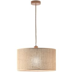 Viokef SENSO függőlámpa, d40cm, E27, 1x60W, fa/bézs, 4216200