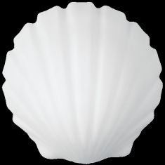 Viokef SHELL fali lámpa, E27, 1x42W, fehér, 4162200
