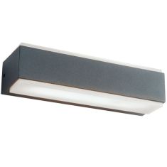 Viokef TECH kültéri fali lámpa, LED, 16W, sötétszürke/fehér, 4198700