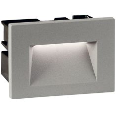 Viokef THETA kültéri beépíthető fali lámpa, LED, 3W, szürke, 4198800