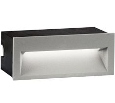 Viokef THETA kültéri beépíthető fali lámpa, LED, 4W, szürke, 4198900