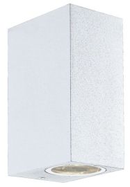 Viokef TILOS kültéri fali lámpa, GU10, 2x35W, fehér 4099401