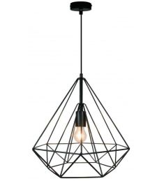 Viokef UNICA függőlámpa, E27, 1x42W, fekete 4114801