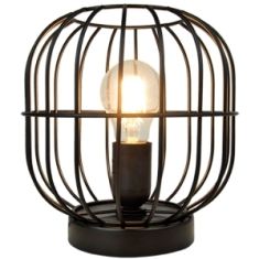 Viokef ZENITH asztali lámpa, E27, 1x60W, fekete, 4211400