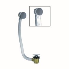 M-Acryl Le- és túlfolyó, kerek, vízfeltöltős, click-clack 15231