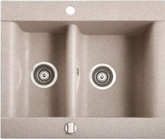 Marmorin VOGA egymedencés gránit mosogató, gyümölcsmosóval, homok 110503007