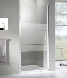 Niagara Wellness WANDA zuhanyajtó, mintás/króm, 80x195 cm 399-268