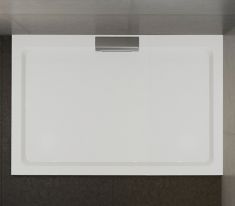 Wasserburg PETRA zuhanytálca, öntött műmárvány, szögletes, 120x90x3.5 cm, 2506-90